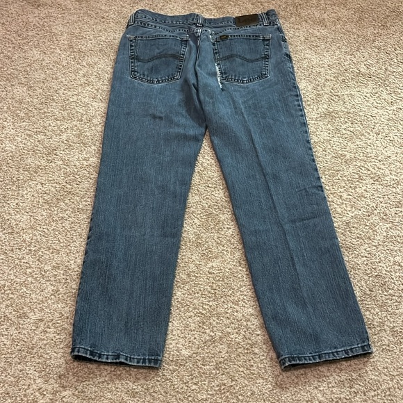 Men’s Lee Relaxed Fit Distressed Jeans 32 x 30 - Picture 2 of 16